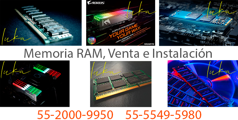 Venta e instalación de memoria RAM